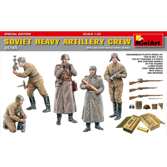 Soviet heavy artillery crew 1/35 MINIART 35185