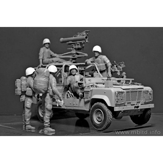 UK Infantrymen, present day 1/35 Master Box 35180