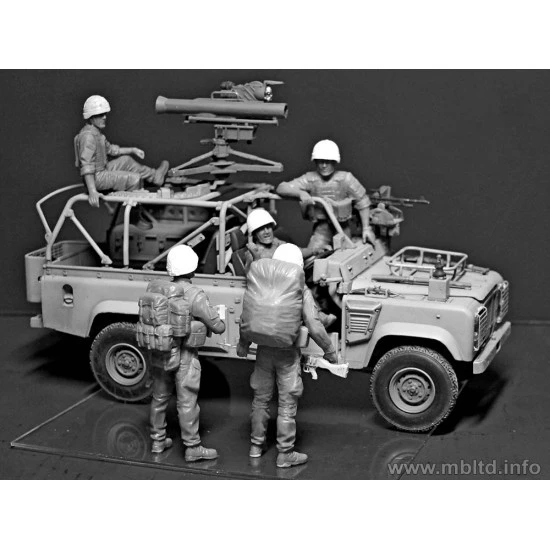 UK Infantrymen, present day 1/35 Master Box 35180