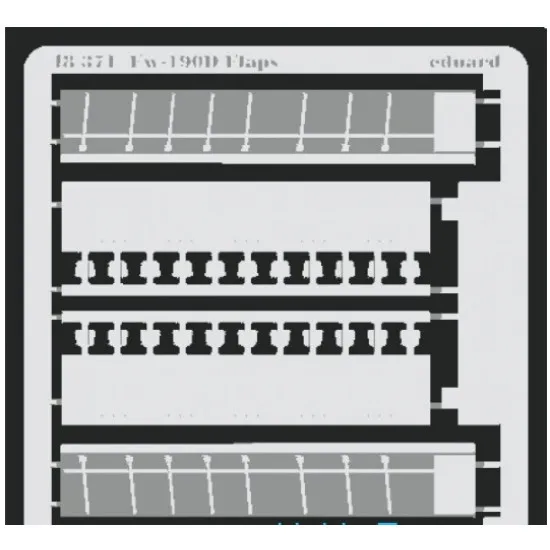 Photoetched set 1/48 Fw-190D flaps, for Dragon/Italeri kit EDUARD 48371