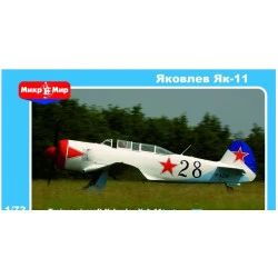 Yakovlev Yak-11 Soviet training aircraft 1/72 Micro-Mir 72-005