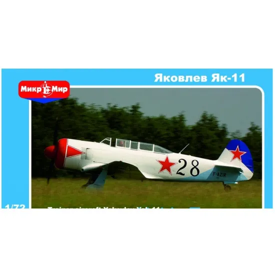 Yakovlev Yak-11 Soviet training aircraft 1/72 Micro-Mir 72-005