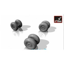 Antonov An-24/An-30 wheels, weighted 1/32 ARMORY AW72028