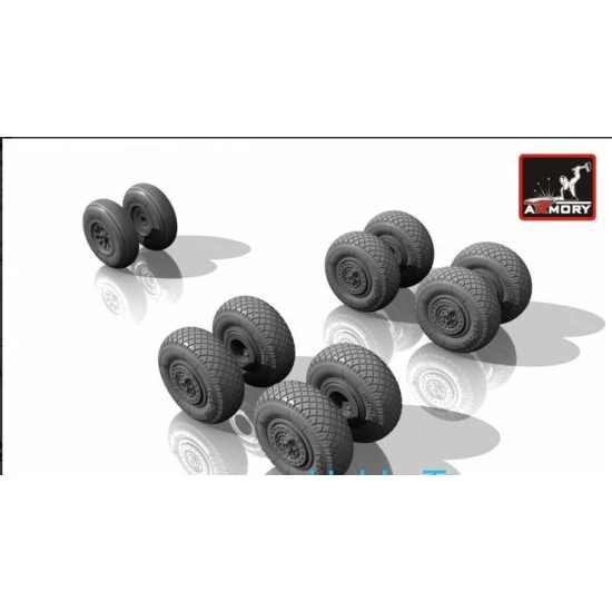 Antonov An-8 wheels, weighted 1/32 ARMORY AW72027