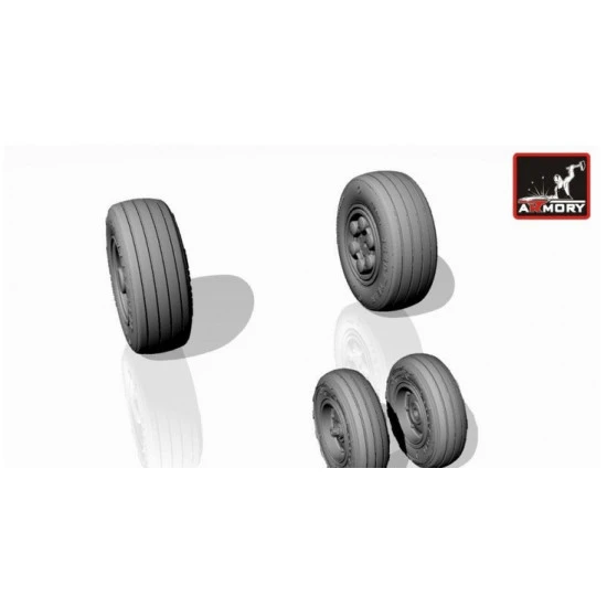 Panavia Tornado wheels, ver.b, weighted 1/32 ARMORY AW72501b