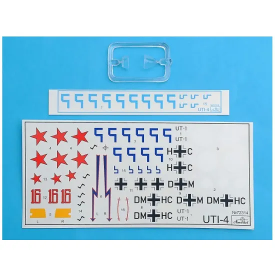 Polikarpov UTI-4. Re-release 1/72 AMODEL AMO72314