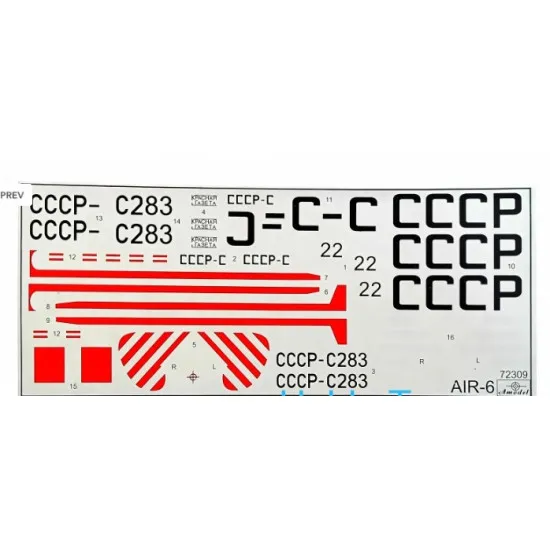 AIR-6 Soviet monoplane on skis 1/72 AMODEL AMO72309