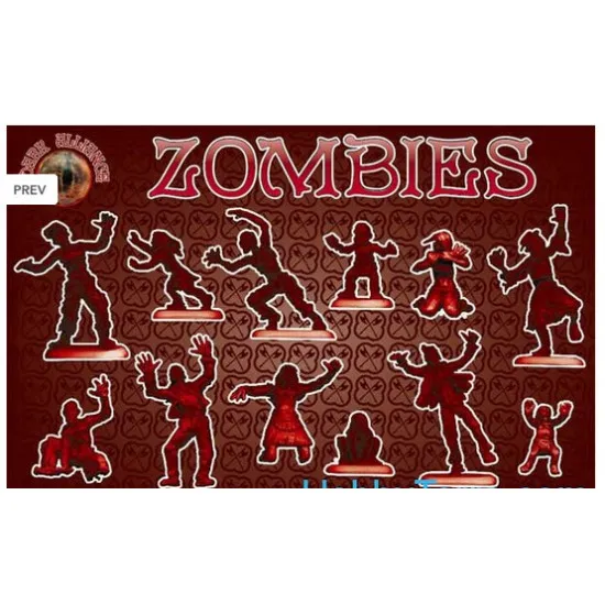 Zombies, set 2 1/72 ALLIANCE 72024