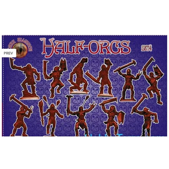Half-orcs, set 4 1/72 ALLIANCE 72022