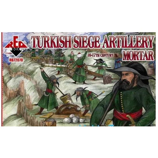 Turkish Siege Artillery. Mortar, 16th century 1/72 RED BOX 72070