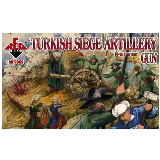 Turkish Siege Artillery. Gun, 16th century 1/72 RED BOX 72069
