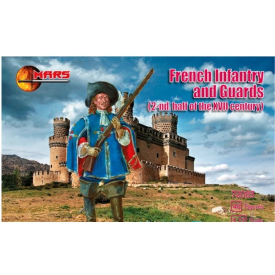 French Infantry and Guards, 2nd half of the 17th century 1/72 MARS figures 72083