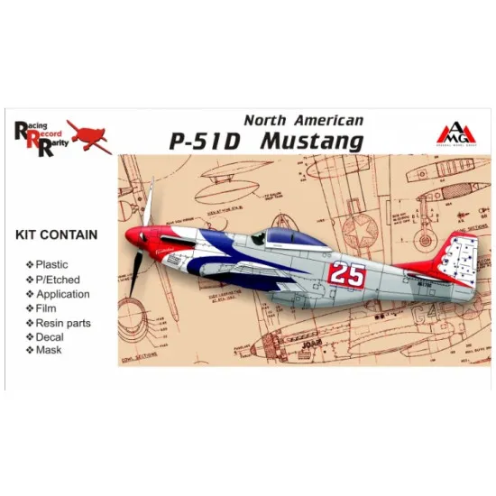 North American P-51D Mustang 1/48 AMG 48501