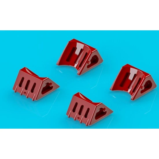 Wheel chocks for An-24, An-26, 4 pcs in a set 1/144 Northstar Models 144009 Wheel chocks for An-24, An-26, 4 pcs in a set 1/144 Northstar Models 144009