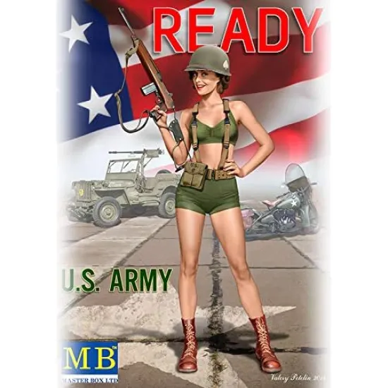 Us Stock Master Box Bundle Lot Of Military Pin-up Series 6 Plastic Kits 1/24