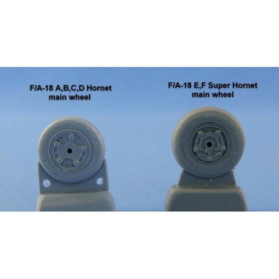 F-18 E/F Super Hornet wheels, Light series 1/32 Northstar Models 32014-b