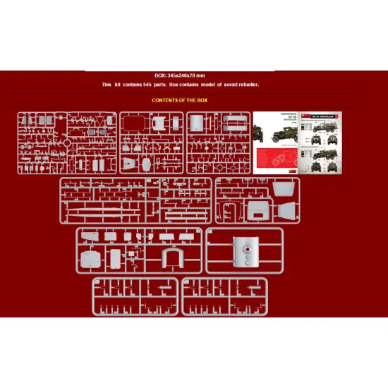 PLASTIC MODEL CAR BZ-38 REFUELLER 1/35 MINIART 35145