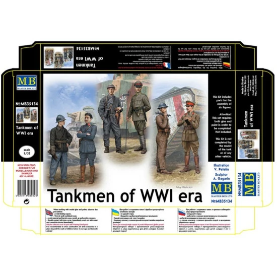 TANKMEN OF WWI ERA 1/35 MASTER BOX 35134