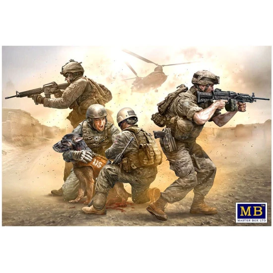 NO SOLDIER LEFT BEHIND MWD DOWN 1/35 MASTER BOX 35181
