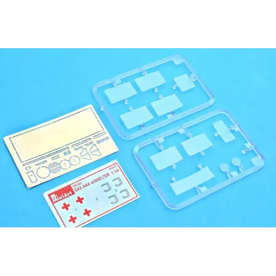 Us Stock Gaz-aaa With Shelter 1/35 Miniart 35183