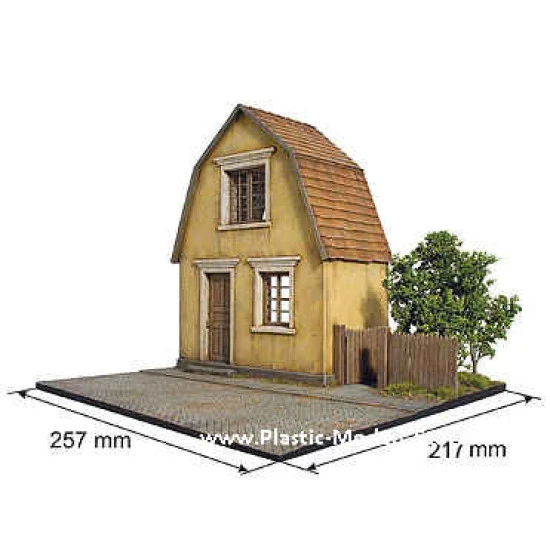 VILLAGE HOUSE w/BASE diorama building 1/35 Miniart 36031