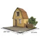 VILLAGE HOUSE w/BASE diorama building 1/35 Miniart 36031