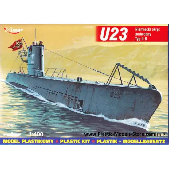 U-23 German submarine type IIB 1/400 Mirage 40024