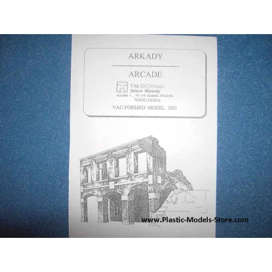 ARCADES diorama building 1/35 TM Diorama 3501