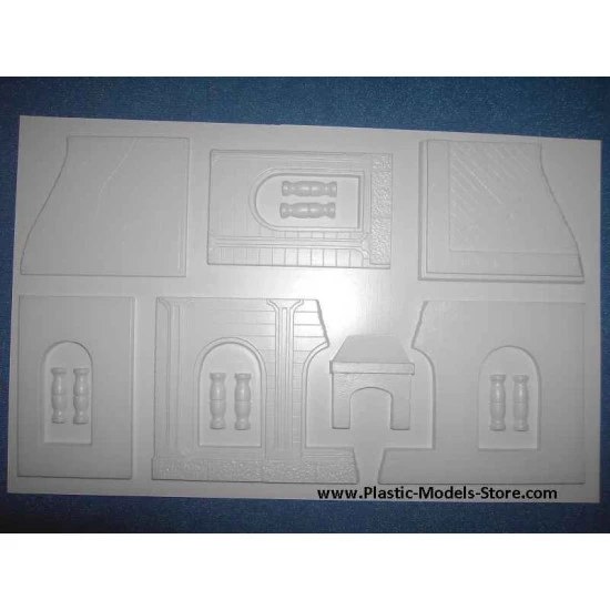 Terrace Ruins diorama building 1/35 TM Diorama 3505