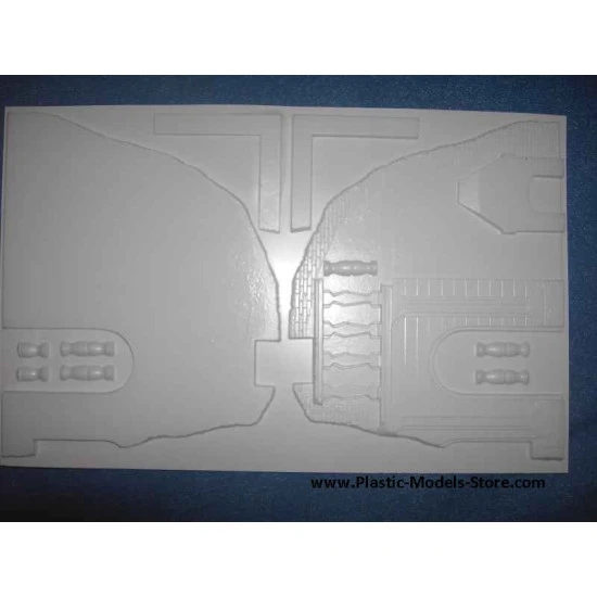 Terrace Ruins diorama building 1/35 TM Diorama 3505