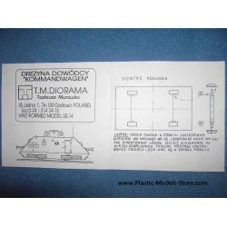 Kommandwagen railcar 1/35 TM Diorama 3514