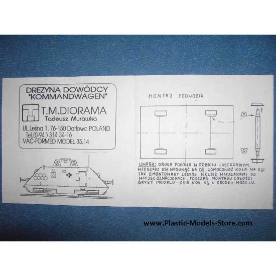 Kommandwagen railcar 1/35 TM Diorama 3514 Kommandwagen railcar 1/35 TM Diorama 3514