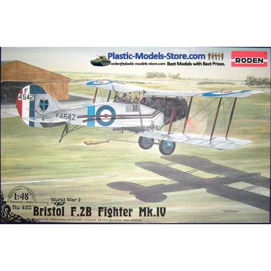 Bristol F.2B Fighter Mk.IV british aircraft WWI 1/48 Roden 428
