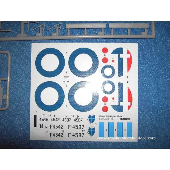 Bristol F.2B Fighter Mk.IV british aircraft WWI 1/48 Roden 428