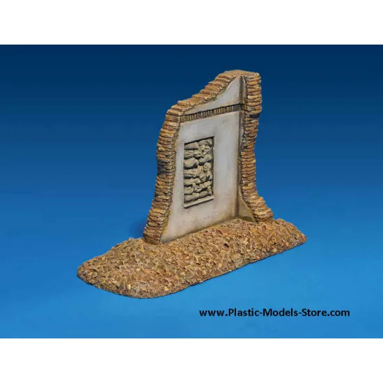 RUINED BUILDING for diorama 1/72 Miniart 72017