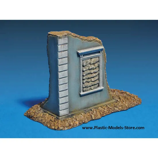 RUINED BUILDING for diorama 1/72 Miniart 72017