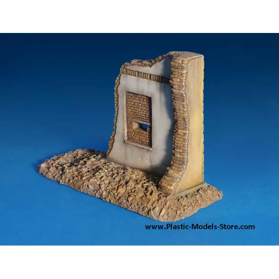 RUINED BUILDING for diorama 1/72 Miniart 72017