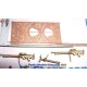 Lewis MK III Aircraft twin machine guns on Scarf ring (turret) Brass 1/72 Mini World 7209