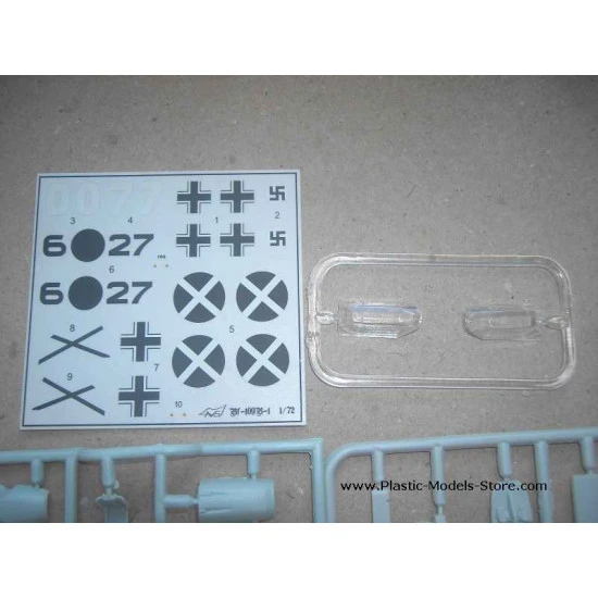 Messerschmitt Bf 109 B1 german fighter WWII 1/72 Avis 72009