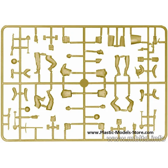 Scotland The Brave 4 figures 1/35 Master Box 3547