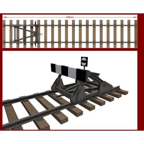 RAILWAY TRACK DEAD END (EUROPEAN GAUGE) 1/35 MINIART 35568