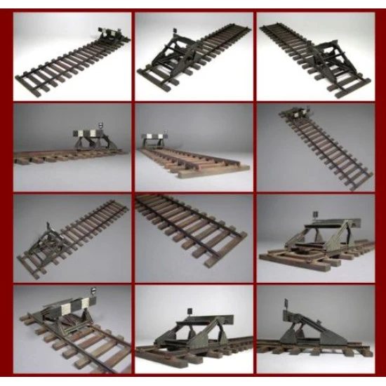 RAILWAY TRACK DEAD END (EUROPEAN GAUGE) 1/35 MINIART 35568
