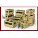CHAMPAGNE COGNAC BOTTLES W/CRATES 1/35 MINIART 35575