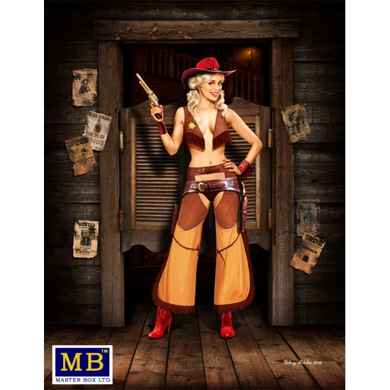 MARSHAL JESSIE - PIN-UP SERIES PLASTIC MODEL KIT 1/24 MASTER BOX 24018