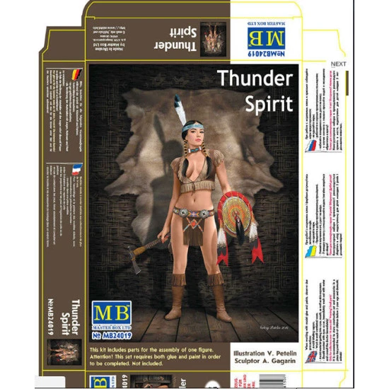 THUNDER SPIRIT - PIN-UP SERIES PLASTIC MODEL KIT 1/24 MASTER BOX 24019