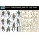 GERMAN INFANTRY, WWII ERA, EARLY PERIOD 1/35 MASTER BOX 35177
