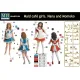 Us Stock Maid Cafa Girls - Nana And Momoko 1/35 Master Box 35186 Two Figures New Model