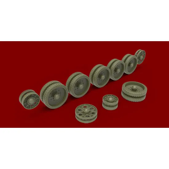 T-34 WHEELS SET 1942 SERIES 1/35 MINIART 35236