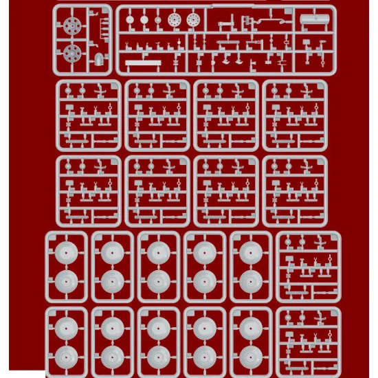 T-34 WHEELS SET 1942 SERIES 1/35 MINIART 35236