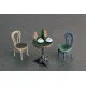 CAFÃ‰ FURNITURE AND CROCKERY 1/35 MINIART 35569